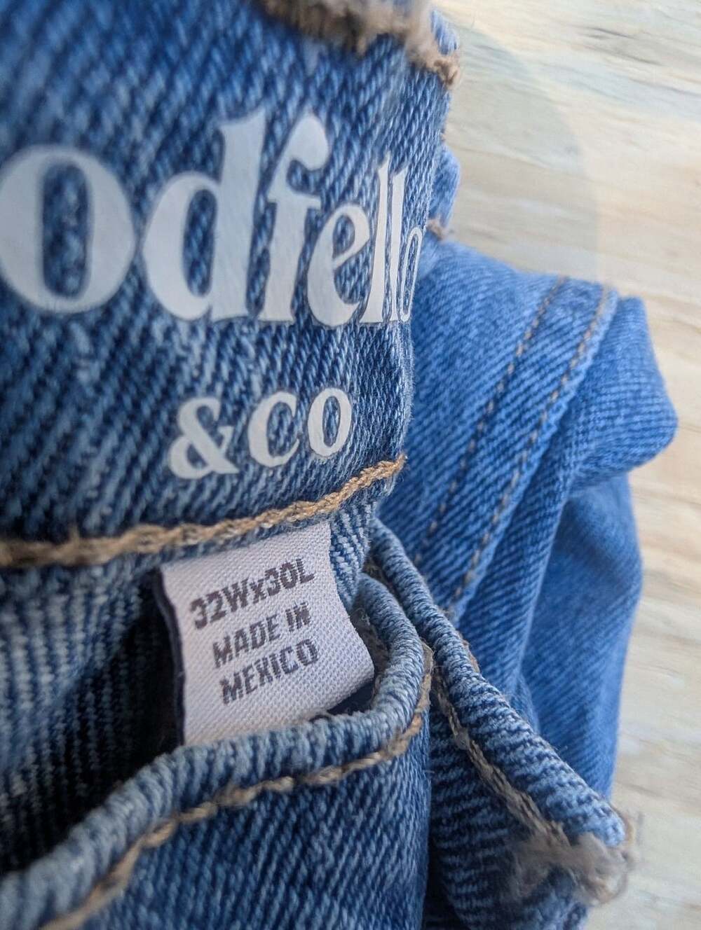 Goodfellow & Co Jeans Size 32W x 30L Blue Denim